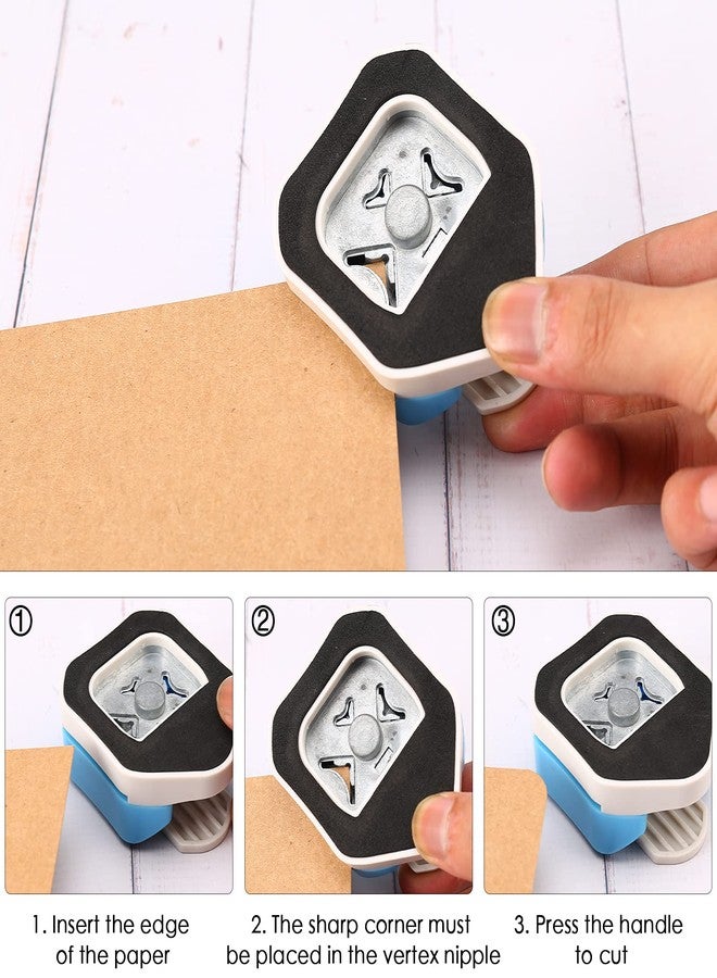 LOONENG 3 Way Rounded Corner Punch, 4mm, 7mm, 10mm 3 in 1 Corner Cutter for Paper Crafts, Laminator, Cardstock, DIY Projects, Photocards, Card Making and Scrapbooking - Image 4